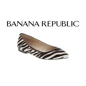 🌷BANANA REPUBLIC🌷 FUR ZEBRA FLATS 7